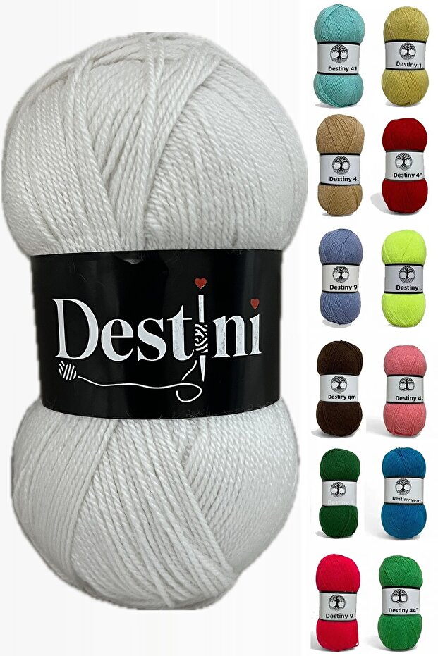 Baby Wool Hand Knitting Yarn Cardigan, Sweater, Scarf, Hat 100 g 300 m Needles 3-3.5 Hook 2.5 Multicolor