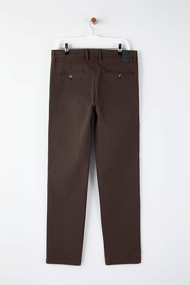 Vizon Erkek Dar Paça/Slim Fit Mevsimlik %100 Pamuk Likralı Kumaş Pantolon TMNAW26PL00032 - 7