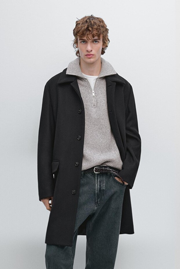 Long wool blend coat - 2