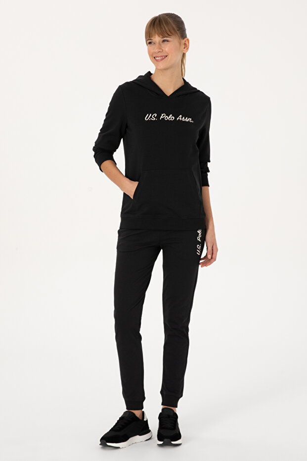 Women's Black Jogger Sweatpants 50314364-Vr046