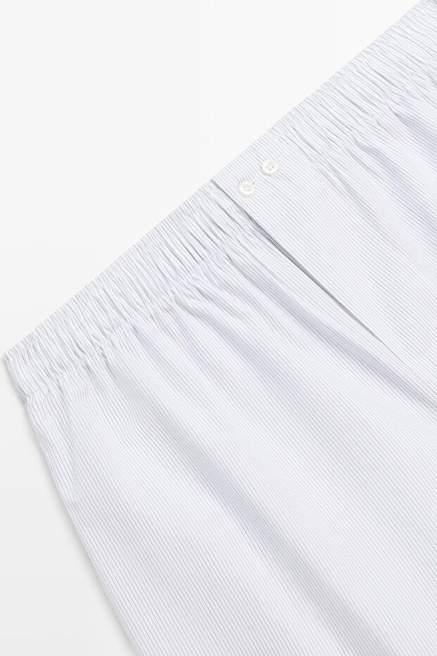 Çizgili %100 pamuklu boxer - 2