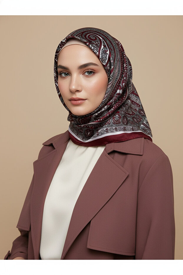 شال أنيق يومي بنمط بيزلي عرقي