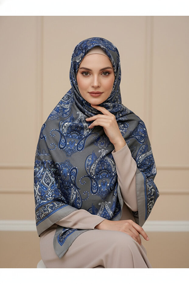 شال ناعم بنمط التوليب 70×180