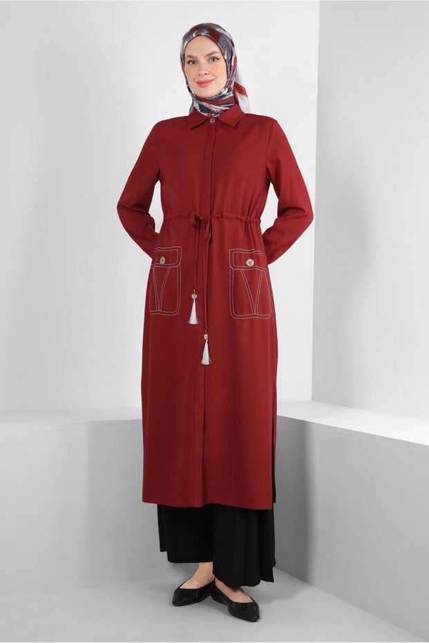 WITH SIDE SLIT TUNIC WITH WAIST 43626