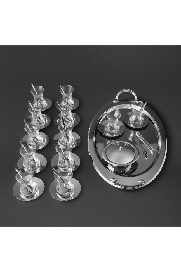 Apollo 40 Parça Çelik Çay Seti - 2