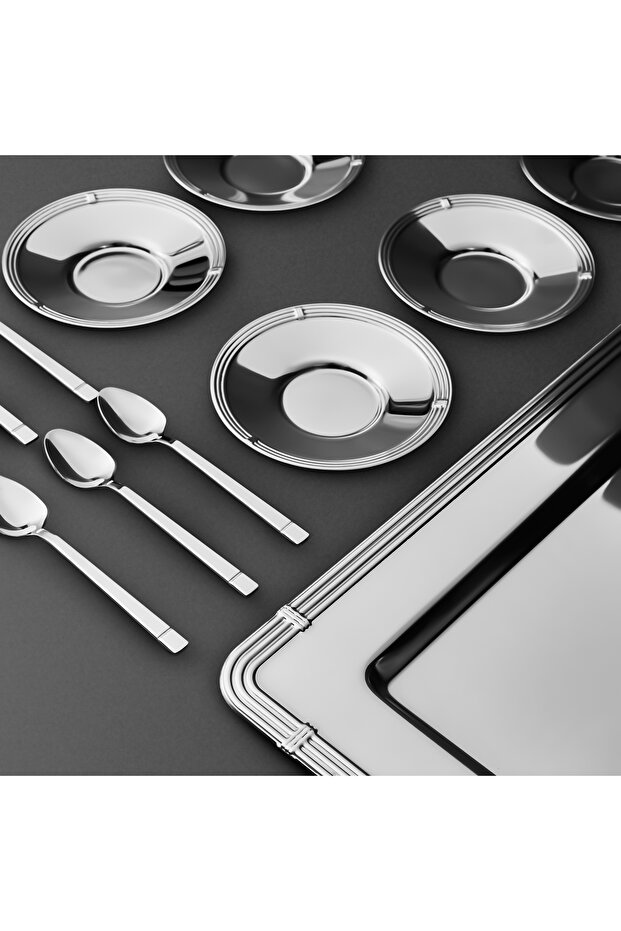 4200 Çelik Çay Seti 13 Parça - 3