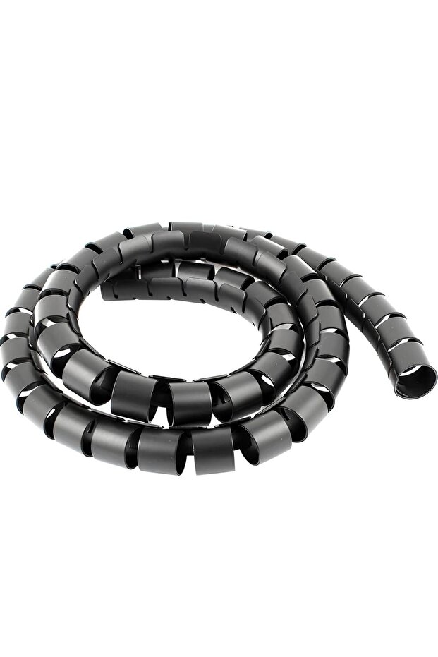 Spiral Cable Duct Cable Organizer Collector Holder Black 1.5m