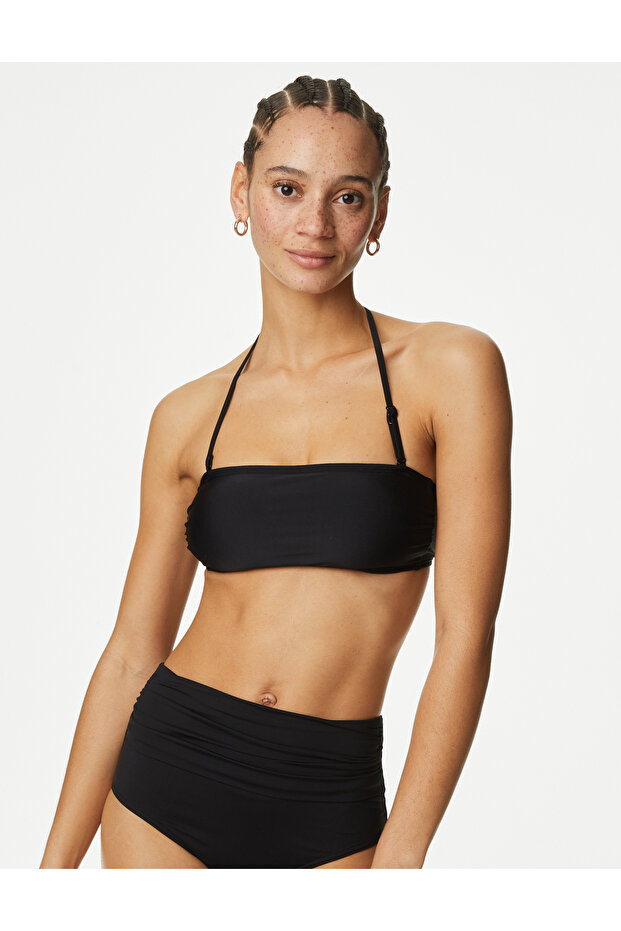 Regular Fit Bandeau Bikini Üstü - 1