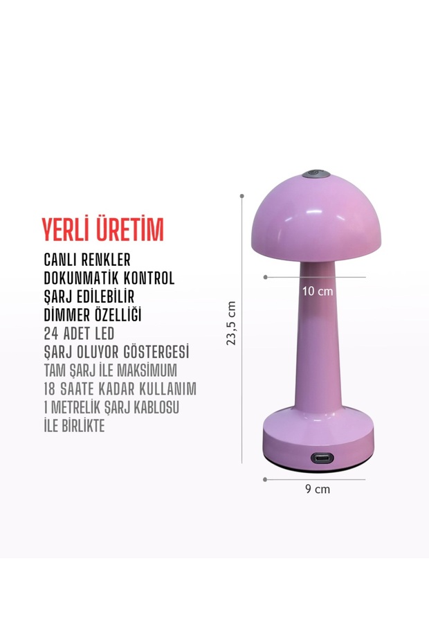 Mantar Masa Lambası - 3