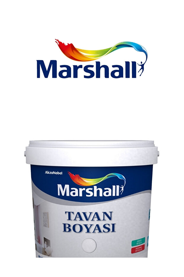 Marshall Beyaz Su Bazlı Tavan Boyası 17,5kg/10kg/3,5kg
