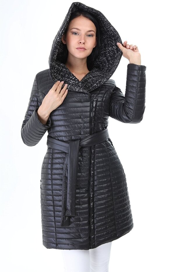 Örme Kapşonlu Kapıtone - 4