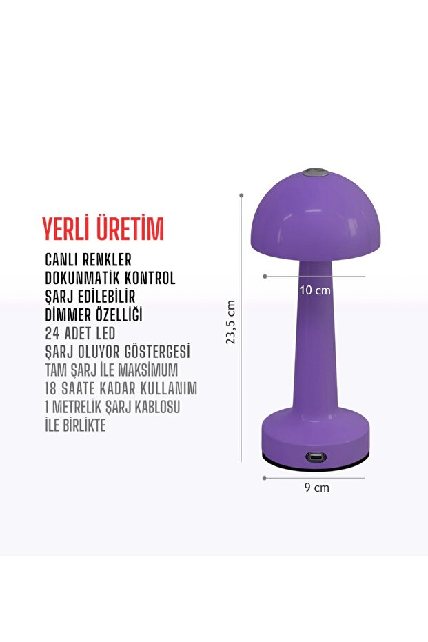 Mantar Masa Lambası - 3