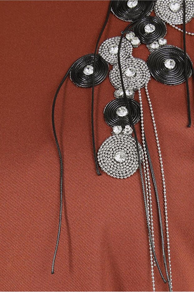 KEMERLİ ÖRME ELBİSE 44213 - 4