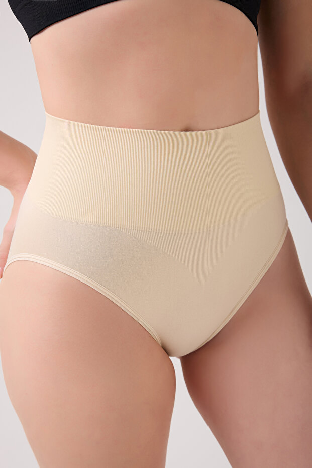 Mabet High-Waisted Shaping Sculpting Effect Firming, Nude