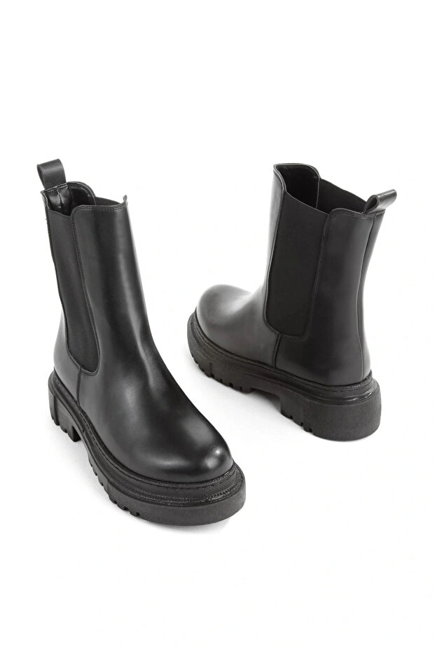 Fekete Thermo csúszásgátló oldalsó cipzár nélkül - 1