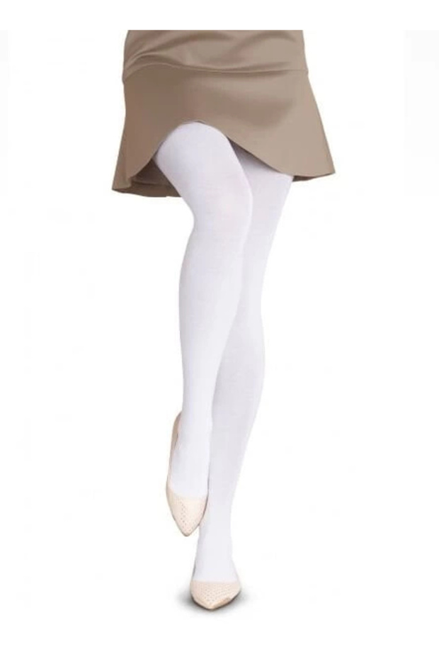 Siyah Bambu Külotlu Çorap - 2