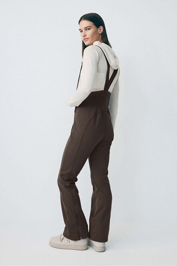 Water-repellent ski trousers