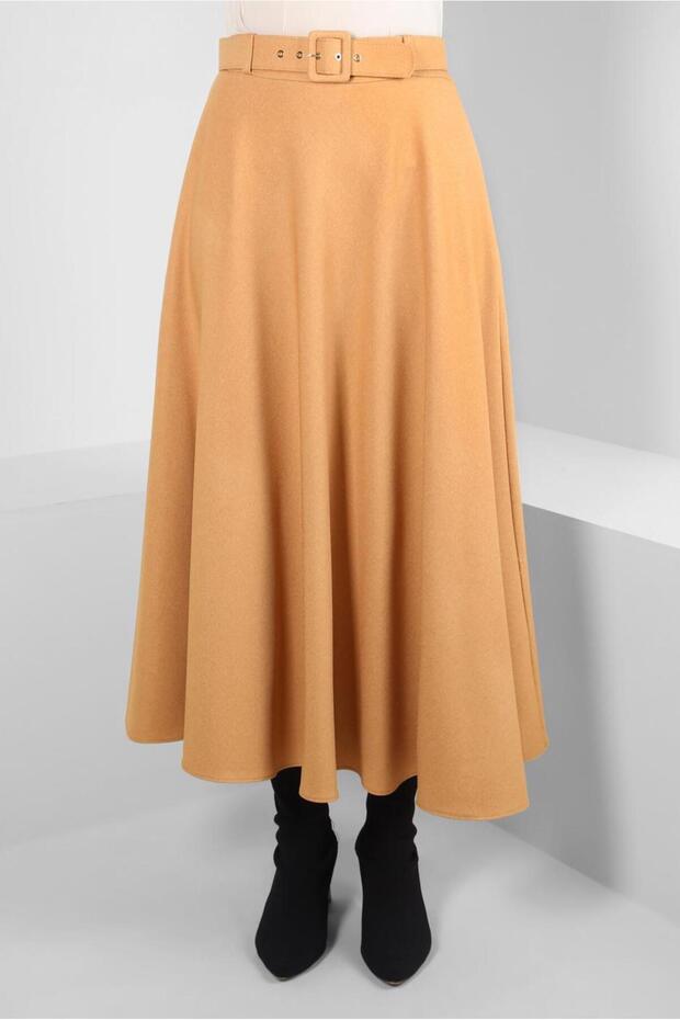 BELTED BELL SKIRT 60515