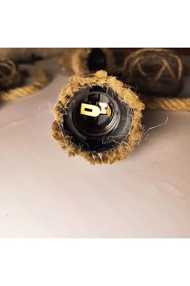 Halat Avize Tekli Rustik Tasarım Halatlı - 2