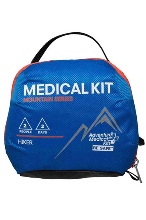 Mountain Series Hiker First Aid Kit, Wilderness First Aid Guide, Organized Injury-Based Design, Trauma Pad & Wound Care Supplies, Blister Care & Sprain Support for Hiking (1–2 Person)
