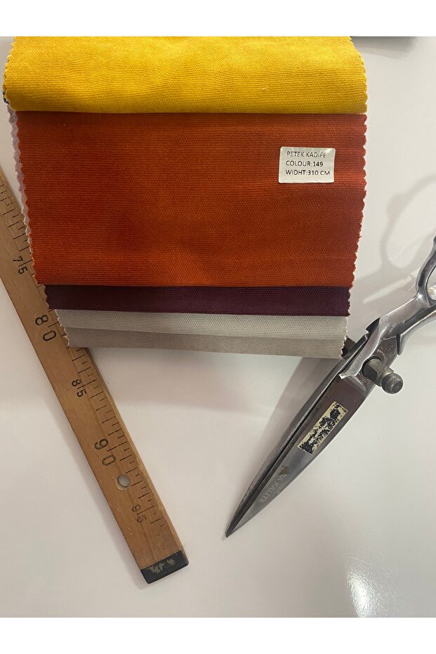 Rustik Kadife Dokulu Adafon Perde - 2