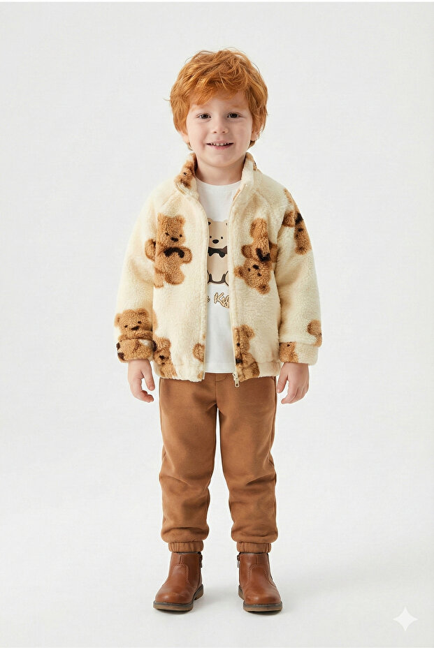 Model cu urs pluș 3-în-1 pluș set - 1