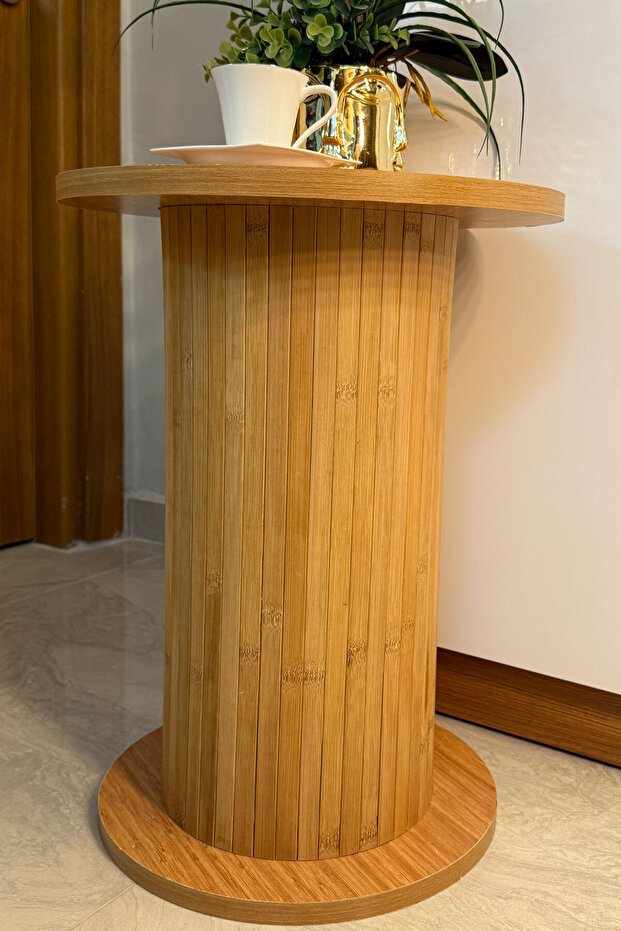 Bambu Sehpa, Ahşap Sehpa, Yan Sehpa - 3