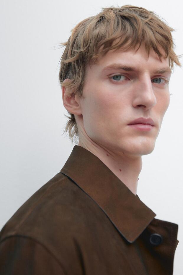 Süet deri worker ceket - 4