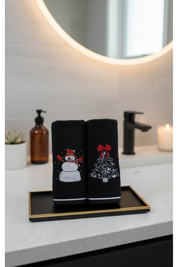 New Year's Gift Towel Set of 2