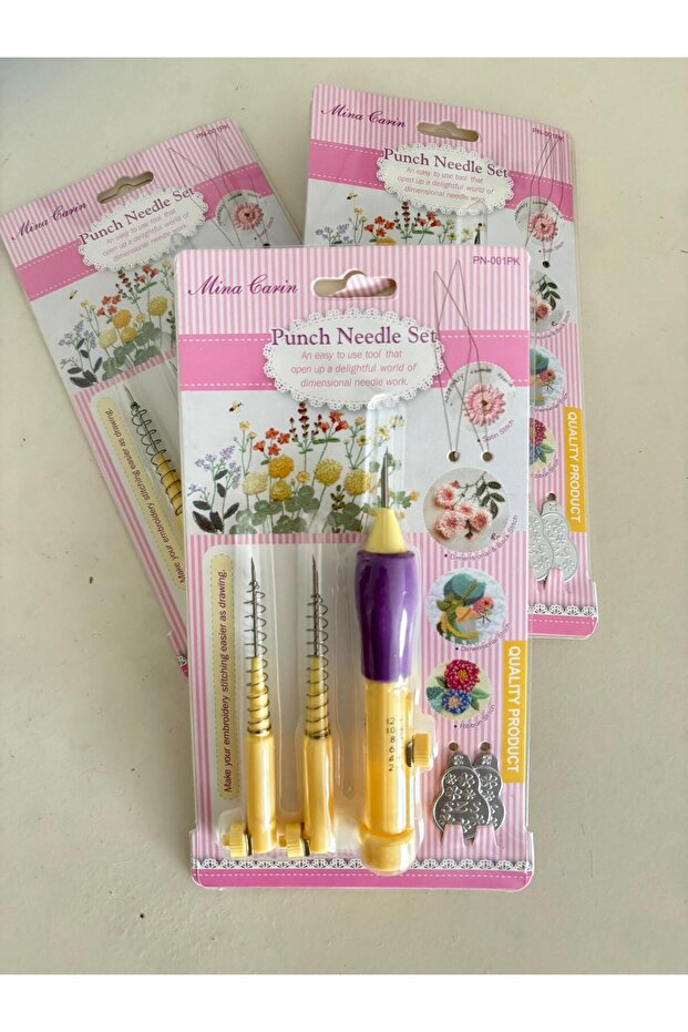Mi̇na Cari̇n Punch - Punch Needle Set Pn 001Pk