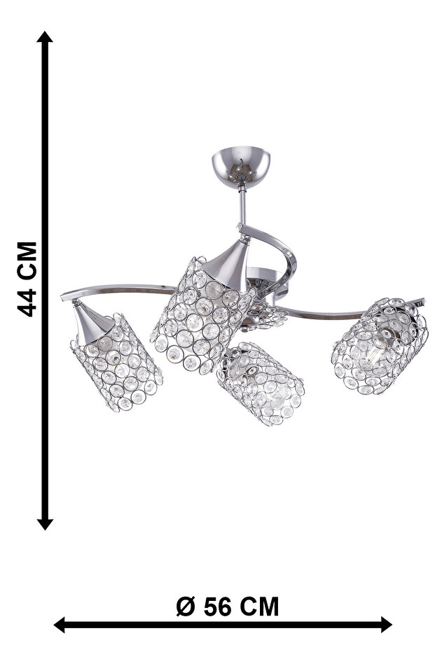 Deha 4'lü Krom Avize - 5