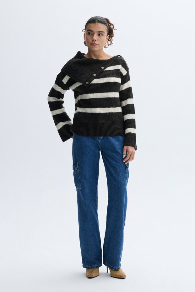 Women's Indigo Jean Cargo Pants
