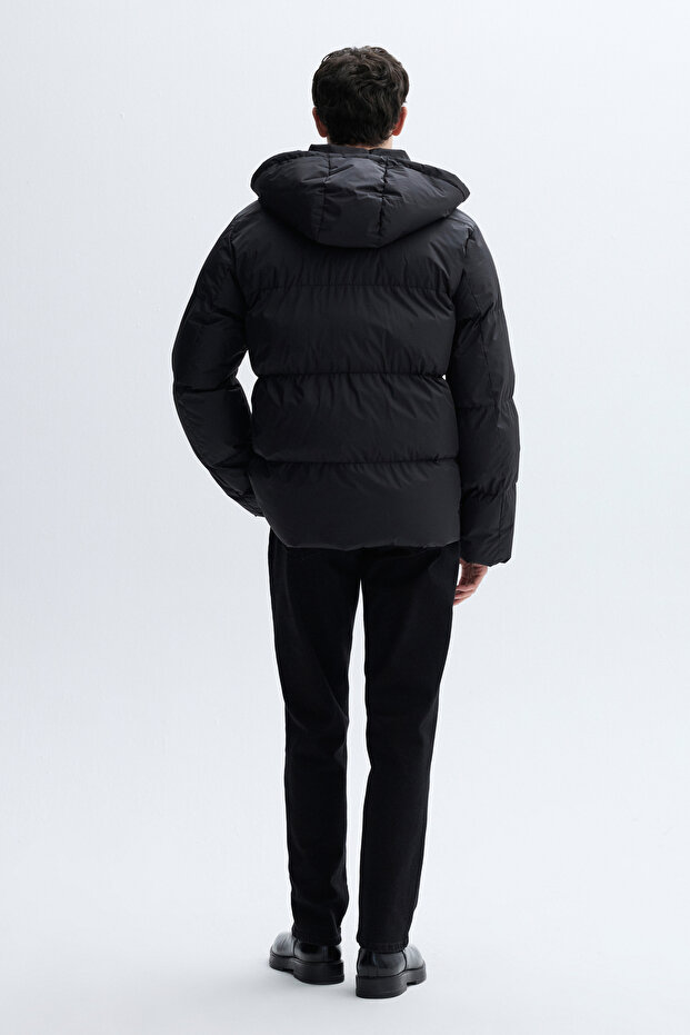 KAPİTONELİ KAPÜŞONLU PUFFER MONT - 2
