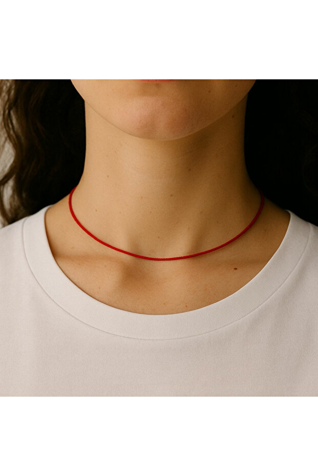 3Pcs Red String Necklace - 1