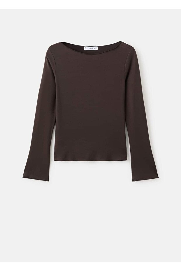 Kayık yaka tişört - 3