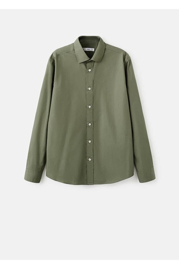 Regular fit %100 pamuklu gömlek - 3