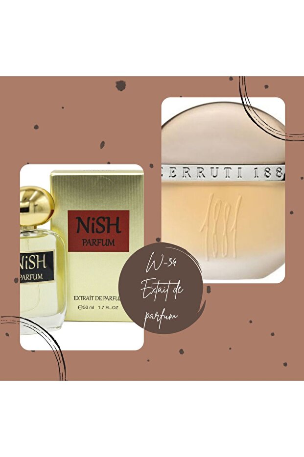 Nish Parfum W-34 Extrait De Parfum 50ml Floral-1881 - 3