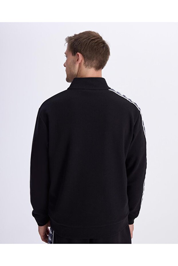 Authentic 222 Banda Pulliogt Erkek Siyah Regular Sweatshirt - 5