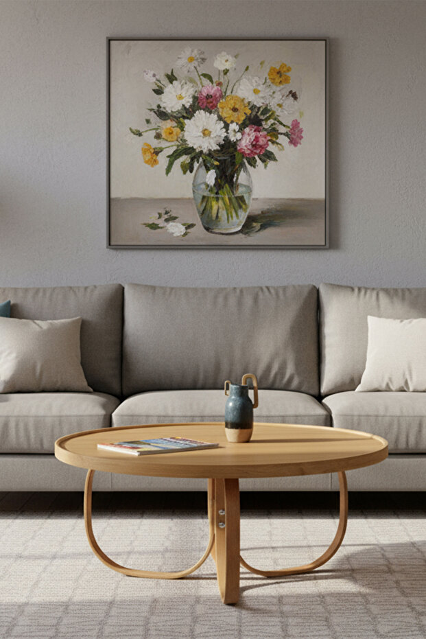 Jüpiter Meşe Orta Sehpa - 1