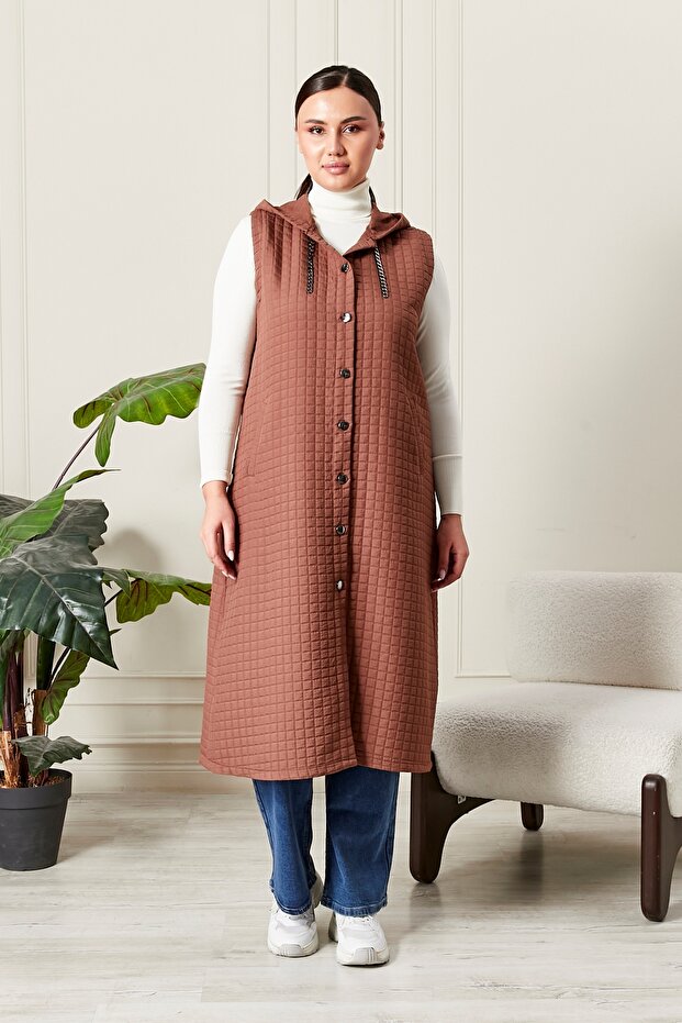 Women's Plus Size Quilted Vest