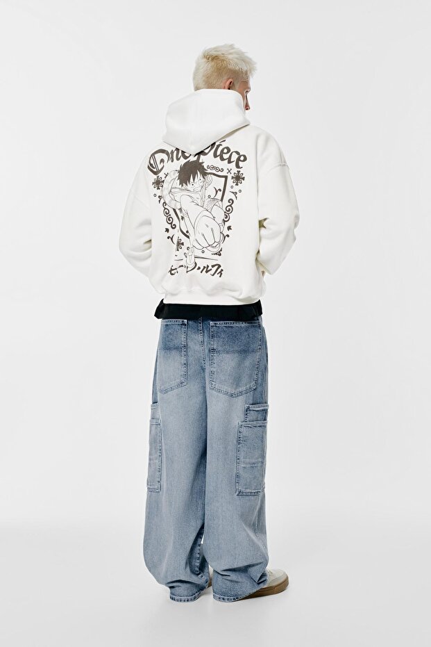One Piece kapüşonlu sweatshirt - 3