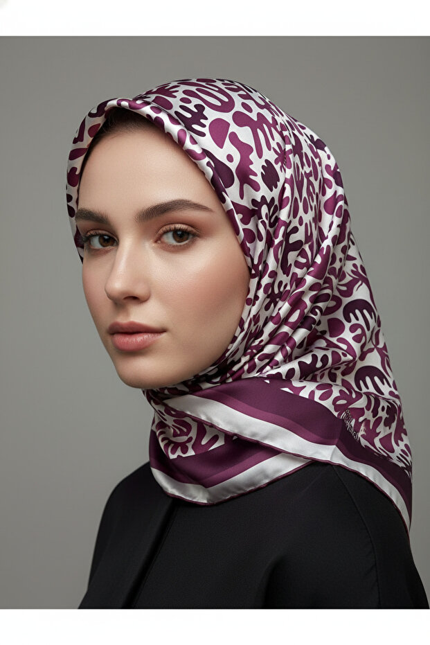 تريند الطباعة الرقمية التعادل صبغ منقوشة وشاح رويان نمط 3 ألوان 8