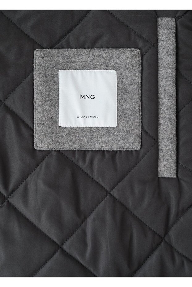 Kapitone kumaş ceket - 7