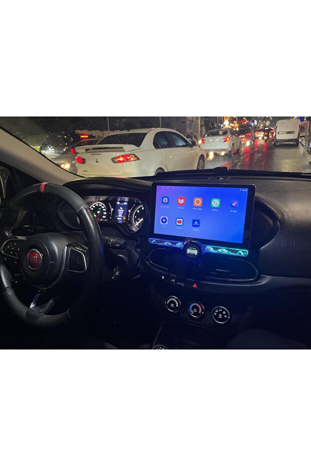 FİAT EGEA ANDROİD MULTİMEDYA CARPLAY DİAMOND AMBİYANSLI PRO SERİ - 5