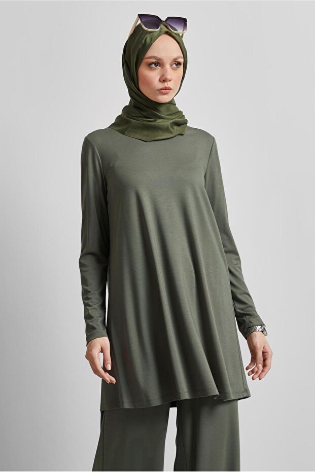 سترة بياقة دائرية 45480