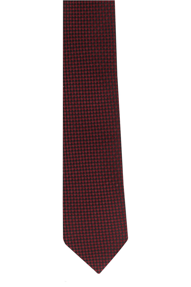 Patterned Silk Blend Tie - 2