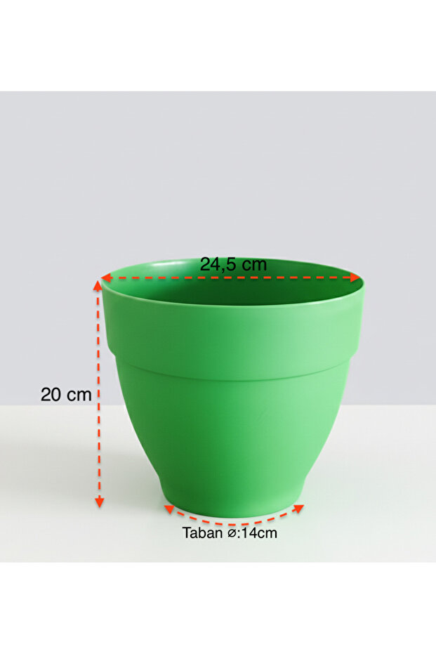 Renkli Saksı 25cm - 4