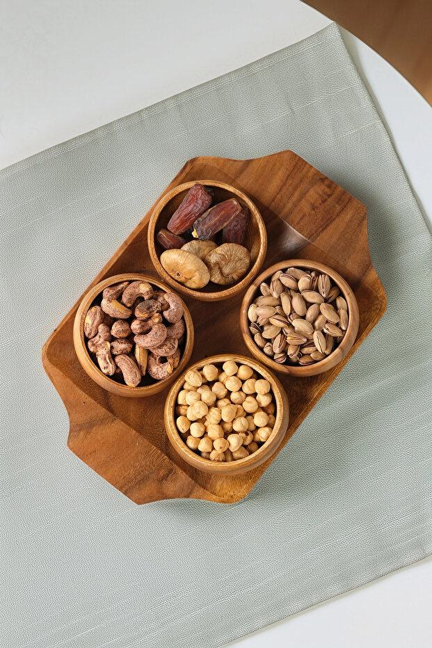 Akasya 5 Parça Çerez Seti - 4