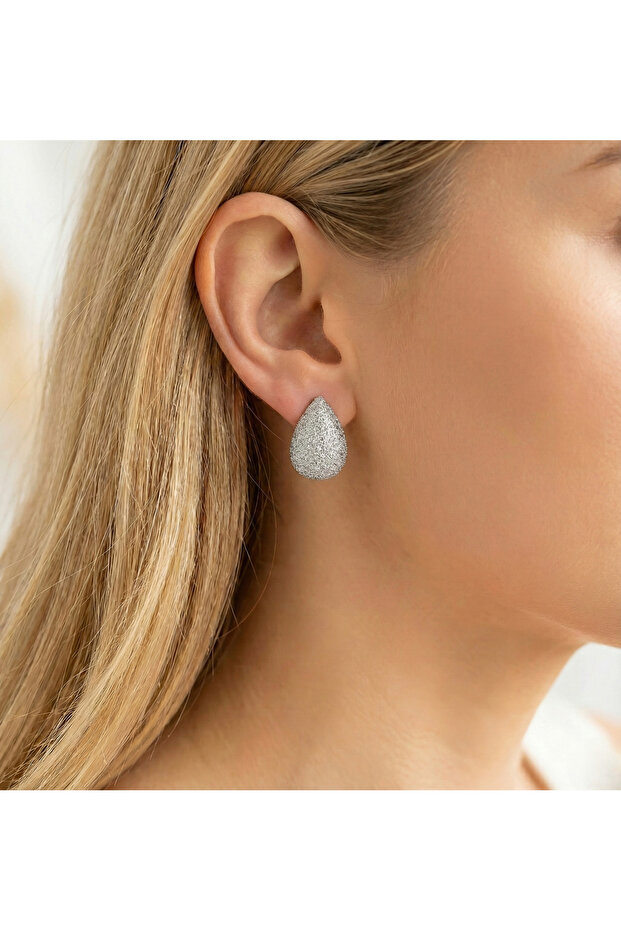 Desenli Damla Küpe - 1