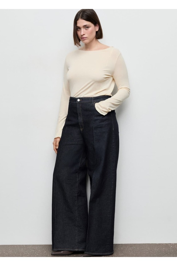 Kayık yaka tişört - 6